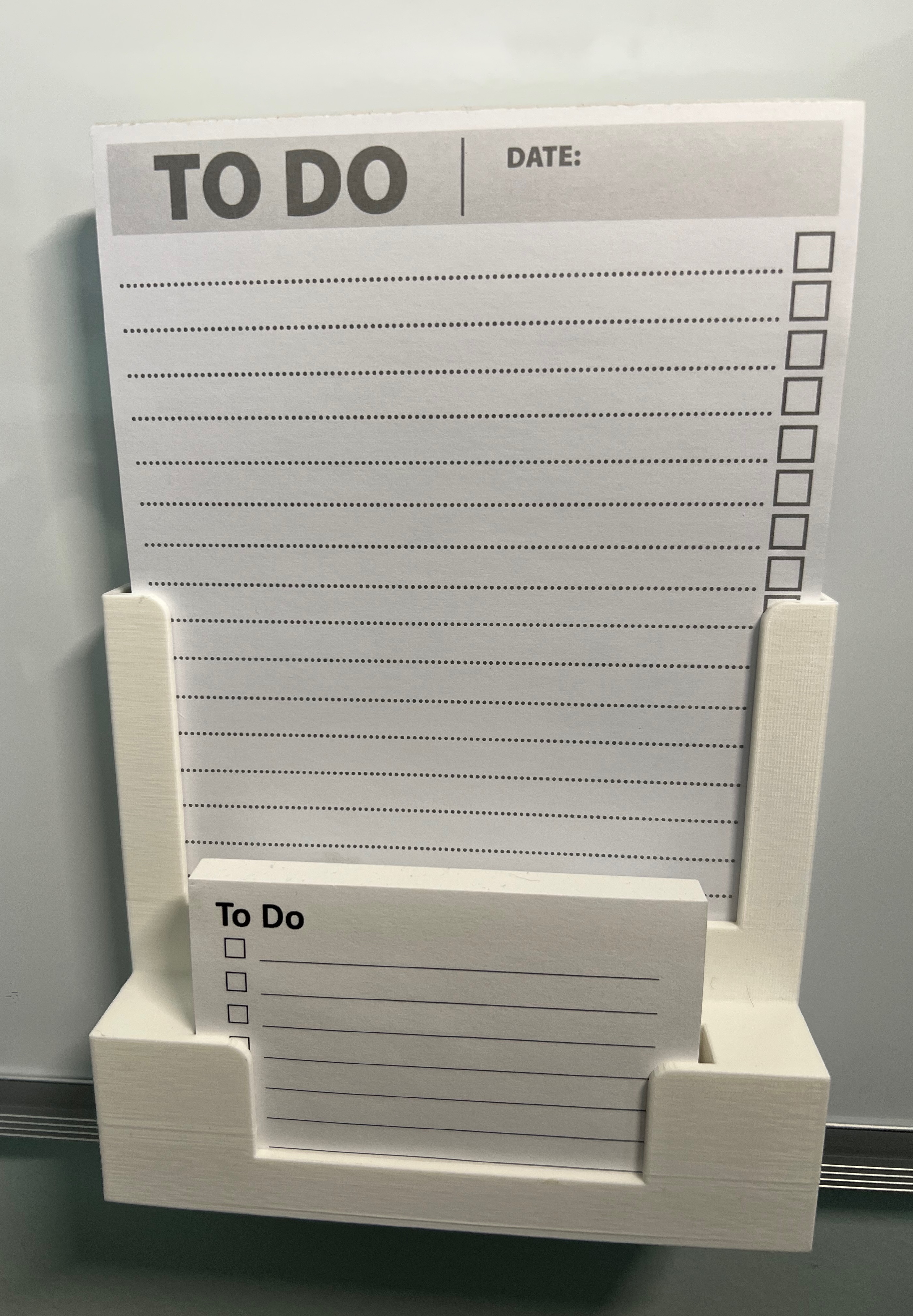 To Do List and Sticky Pad Holder