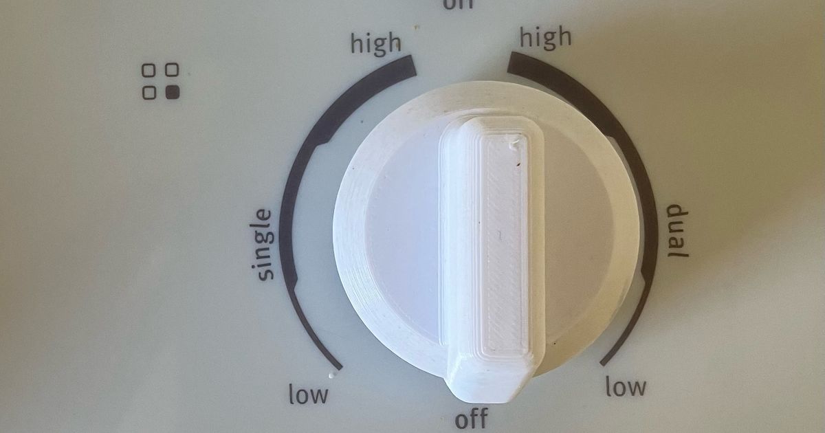 Maytag Cooktop Knob by hwmonkey Download free STL model