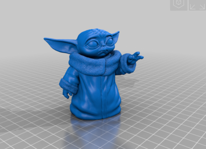 Baby Yoda without base