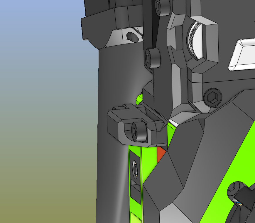 EVA3 stop block for sensorless homing
