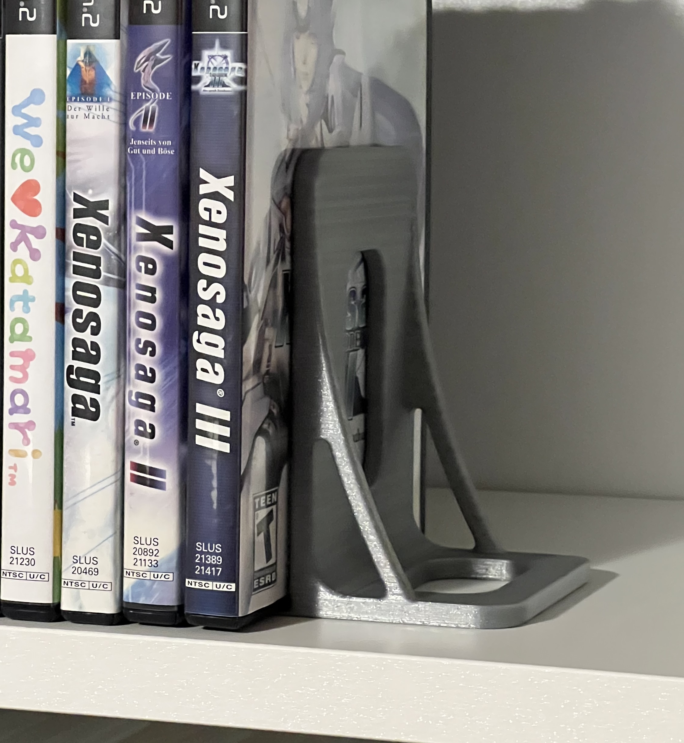 Game Ends (Book End) Stopper for Game Case Shelf