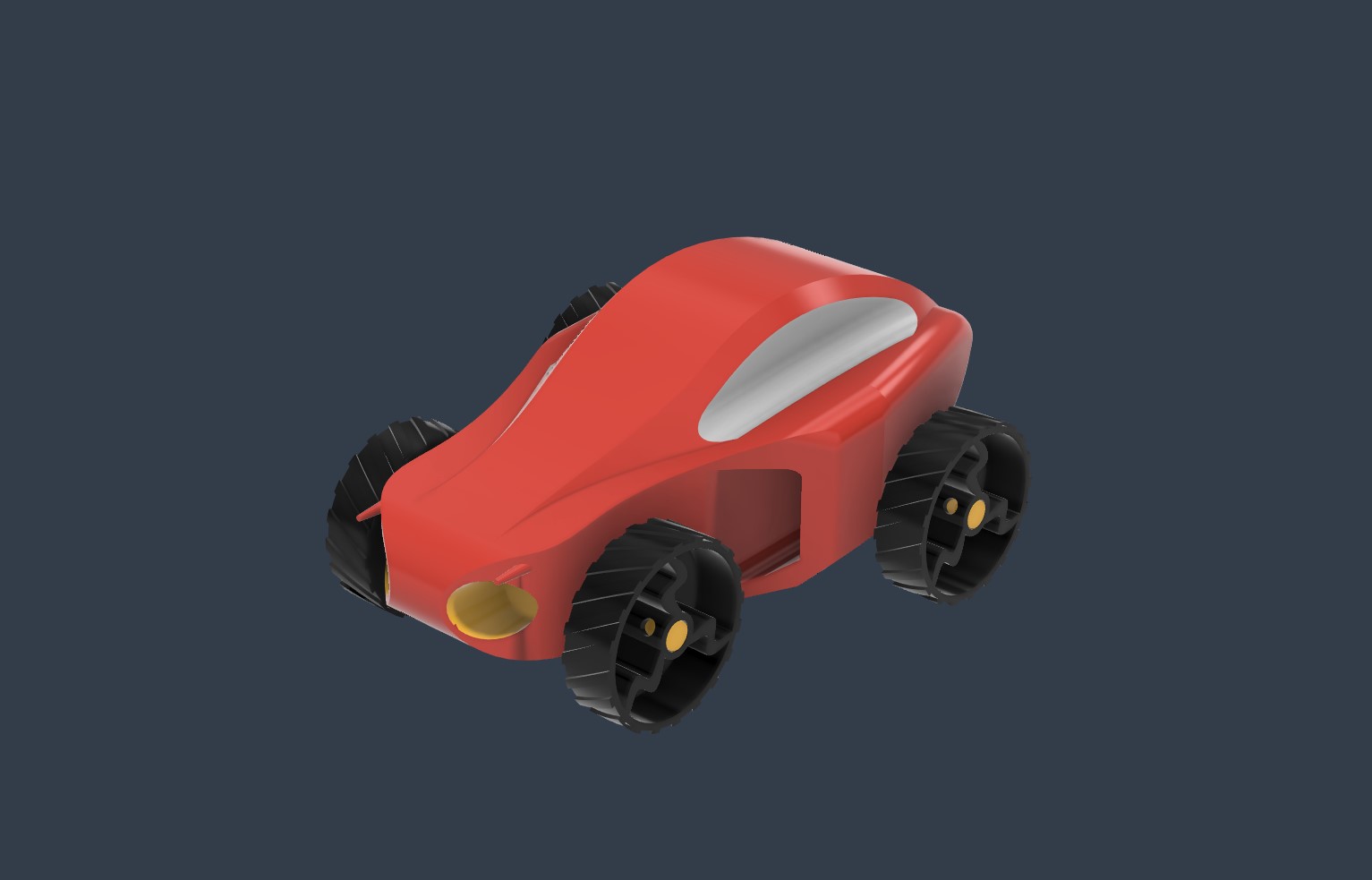 Little ergonomic car toy