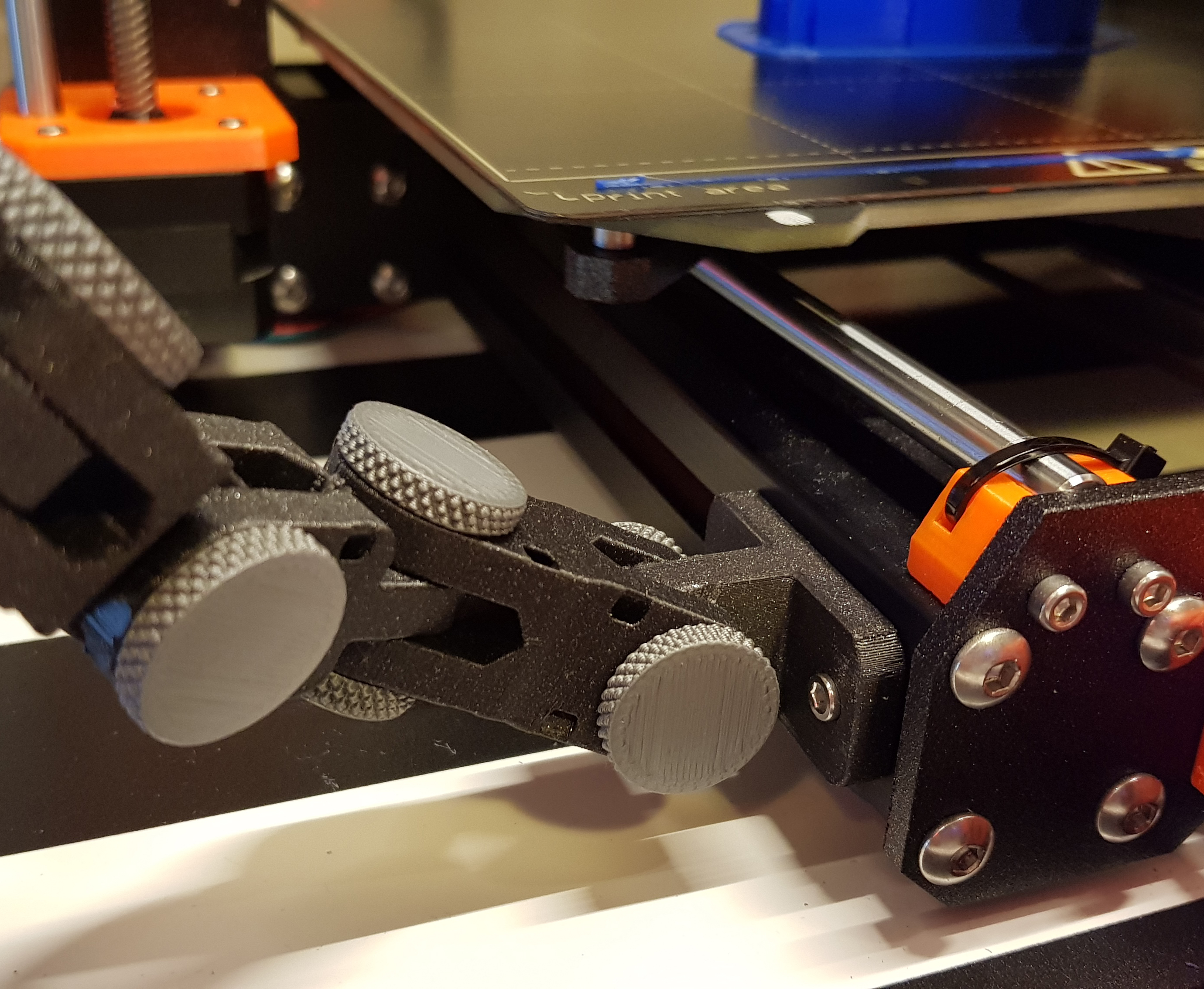 Articulating Raspberry PI Camera Mount for 3030 aluminium extrusions on Prusa MK3