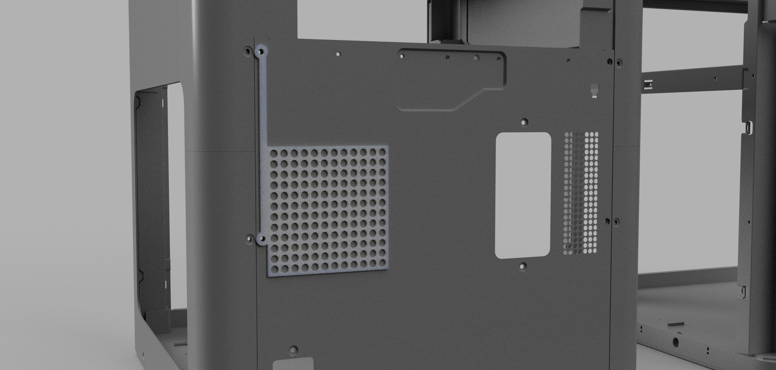 Bambu P1P - Back Fan Drill Guide