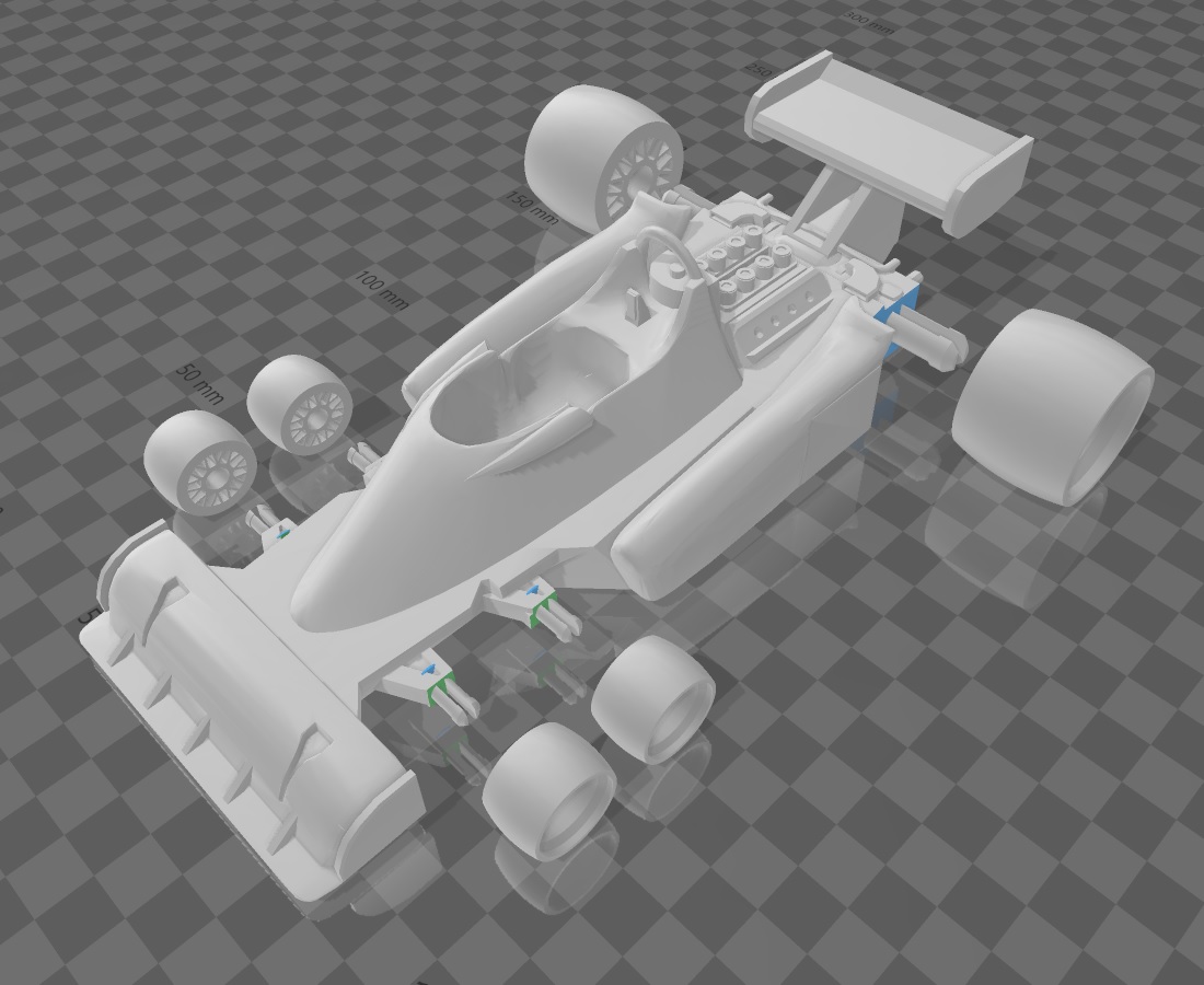 Formula Tyrrell P34 1976 Kid Toy (stronger with function wheels, 1:12)