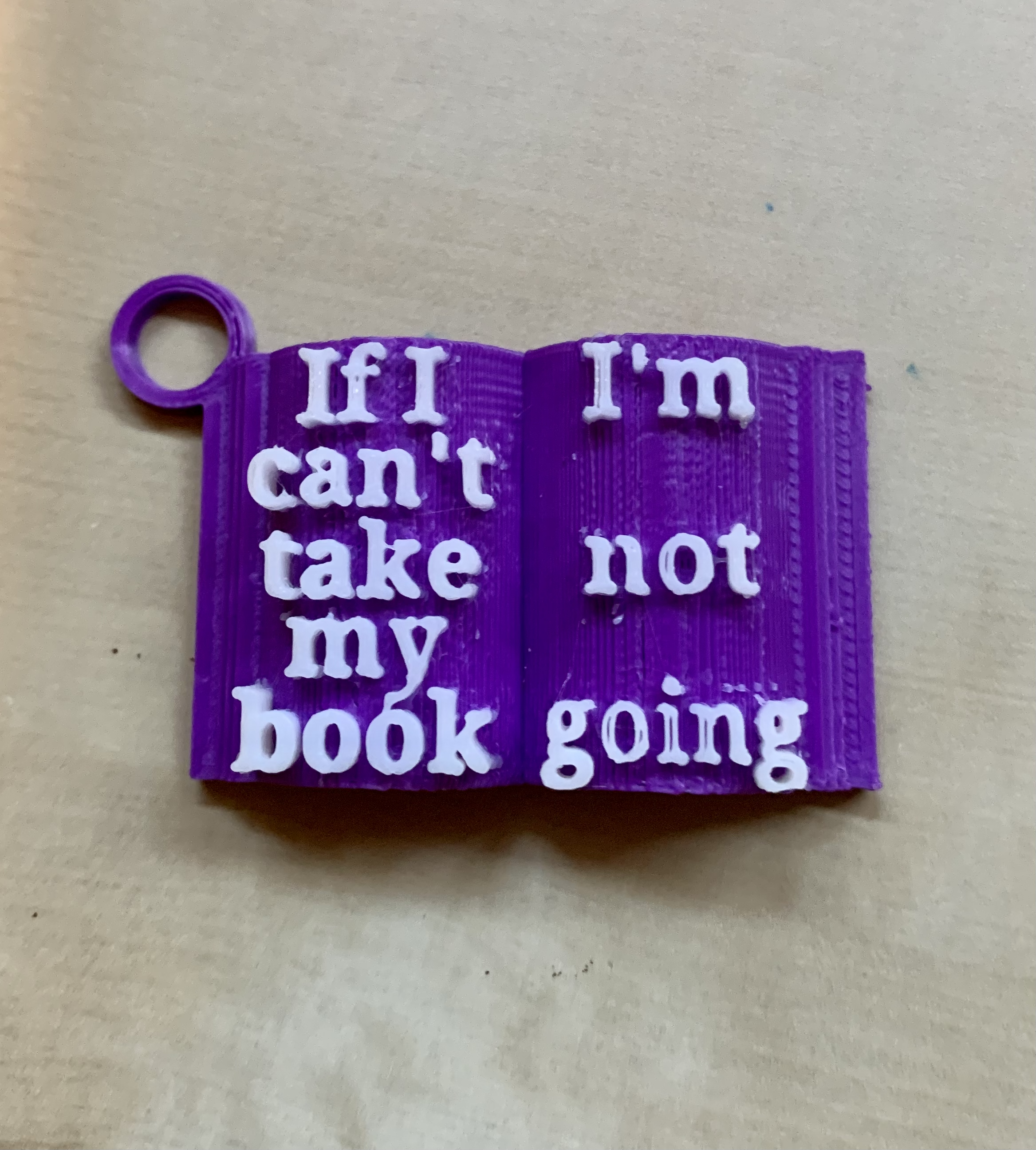 Book Keychain