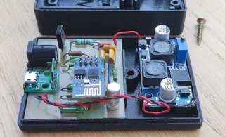 Enclosure for M-Bus gateway with web server based on ESP8266 NodeMCU