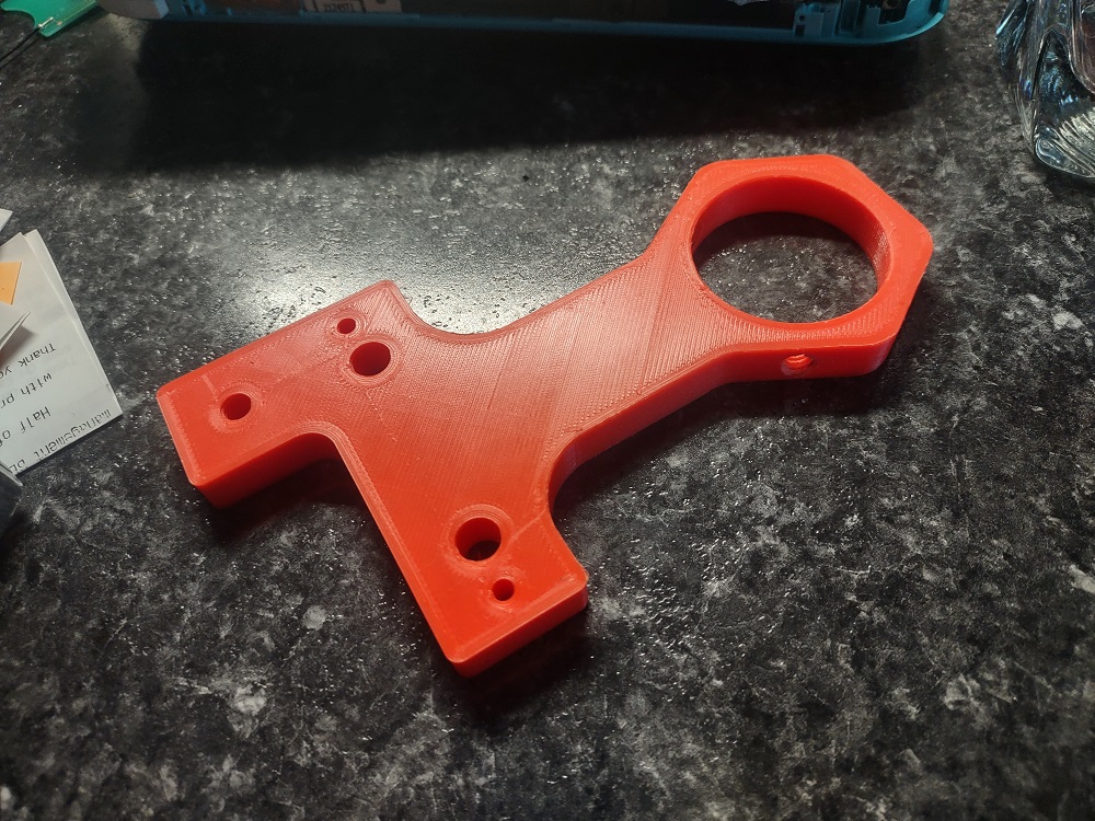 Boom arm adapter for digital microscope, 6mm lights.