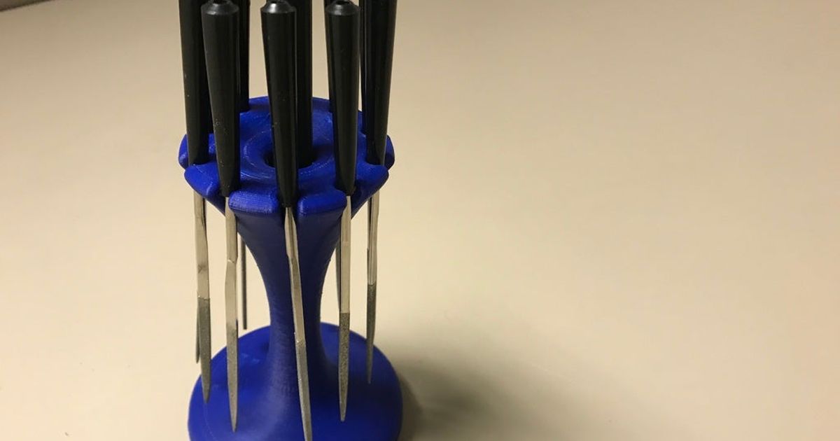 Holder for Harbor Freight mini diamond file set. by cmh Download free