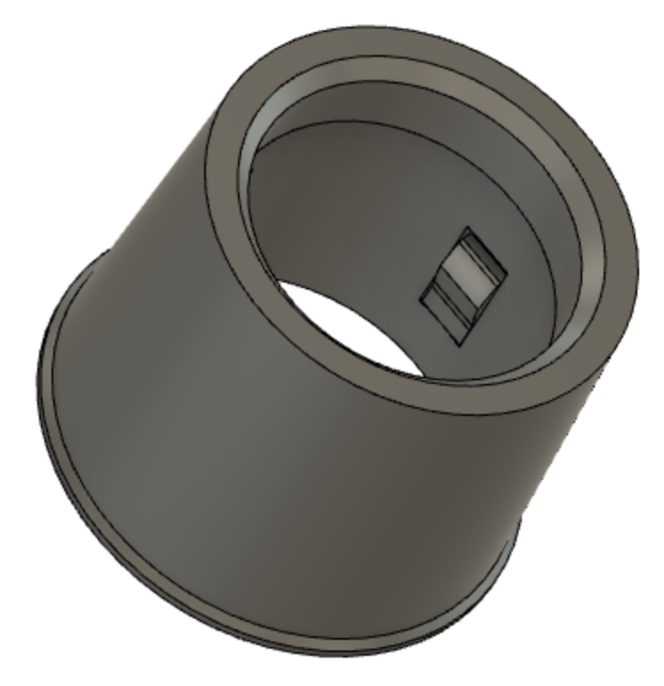 Dewalt Airlock pushfit to 2.5 shop vacuum hose adapter by Thunderbear Download free STL model