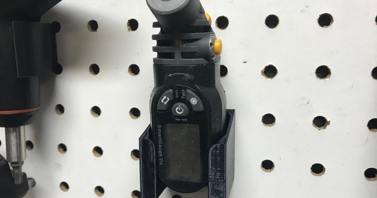 Topeak digital tire pressure gauge holder by cmh Download free STL