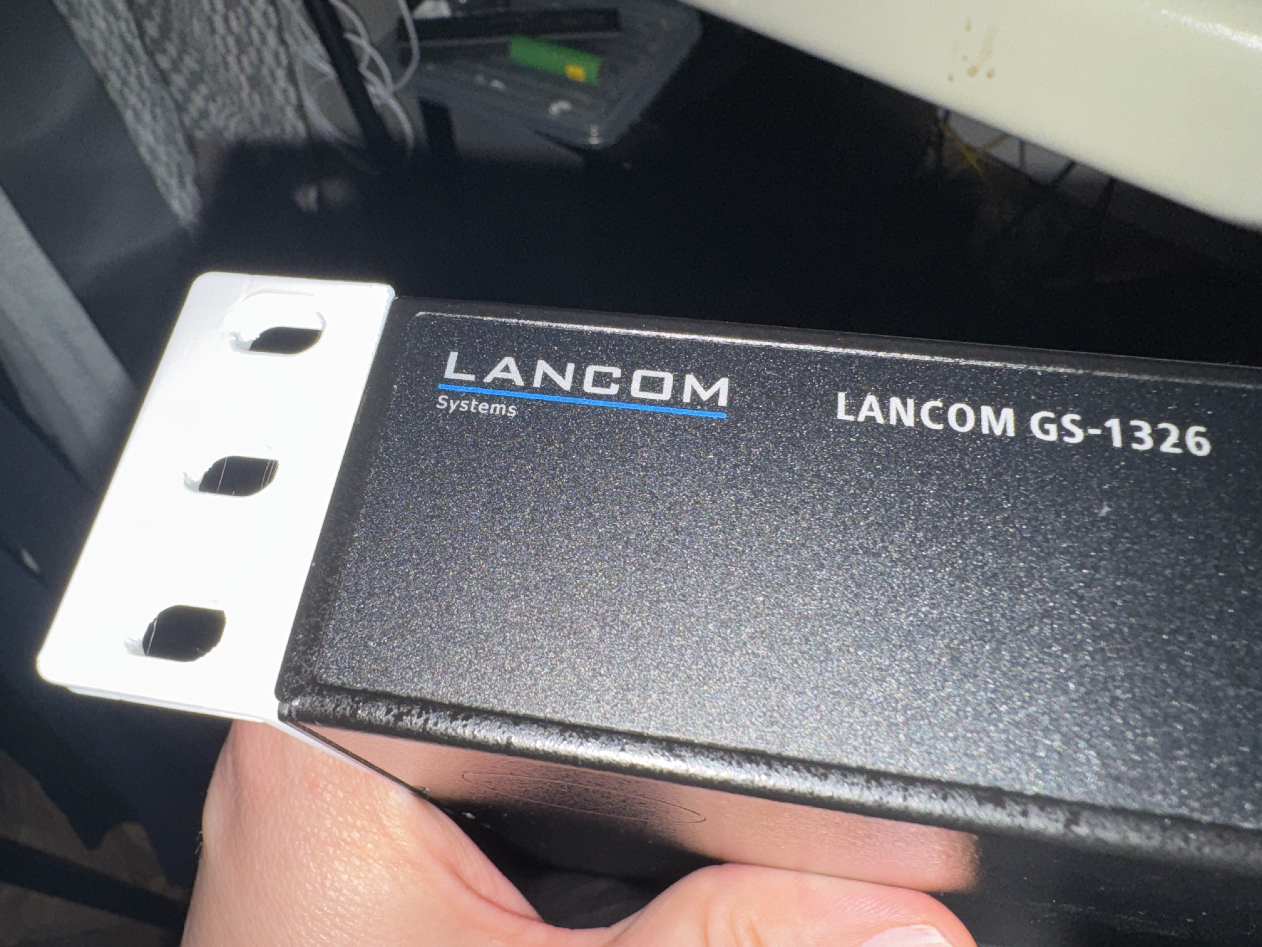 19" Rackmount Brackets for Lancom 1326 Network Switch