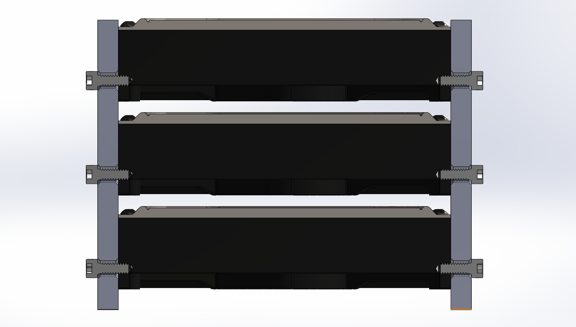 Miniatura 5 do modelo 3D 3.5" HDD Bracket | Minimalistic Stack