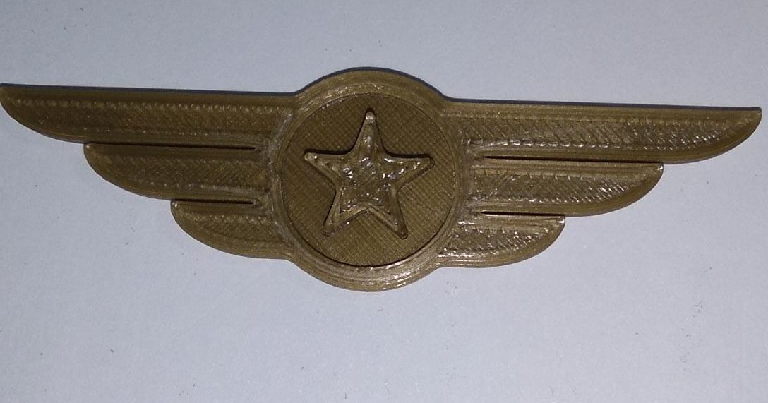 Pilot Badge by Printopolis3D Download free STL model