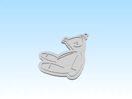Bear Keychain, Keyholder