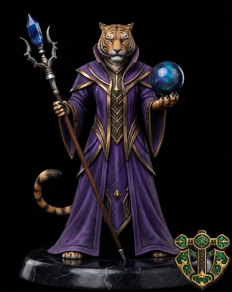 Tabaxi Warlock — miniatura 2