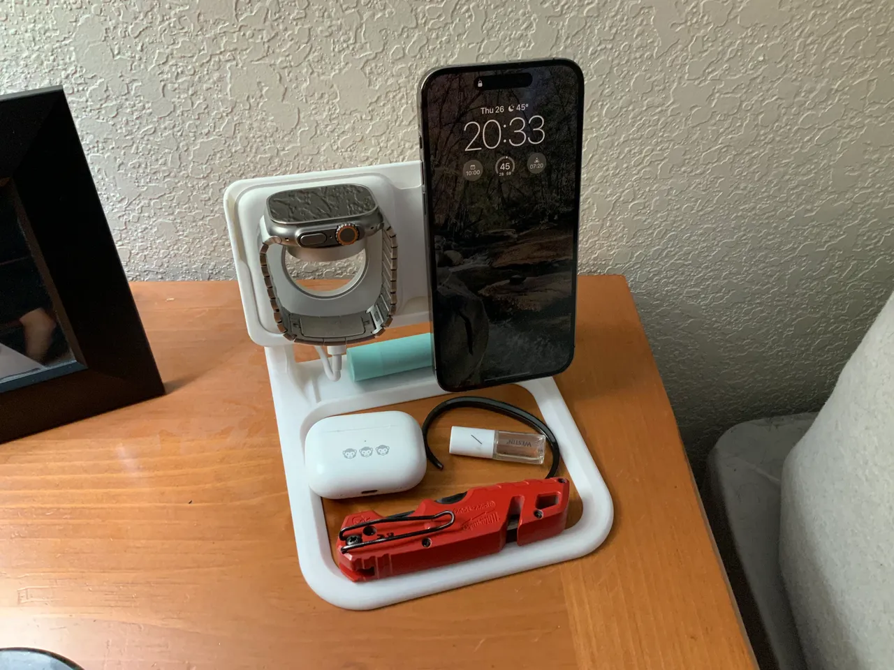 MagSafe Duo Charger Stand for iPhone & Apple Watch v3 by Stitch TEC, Download free STL model