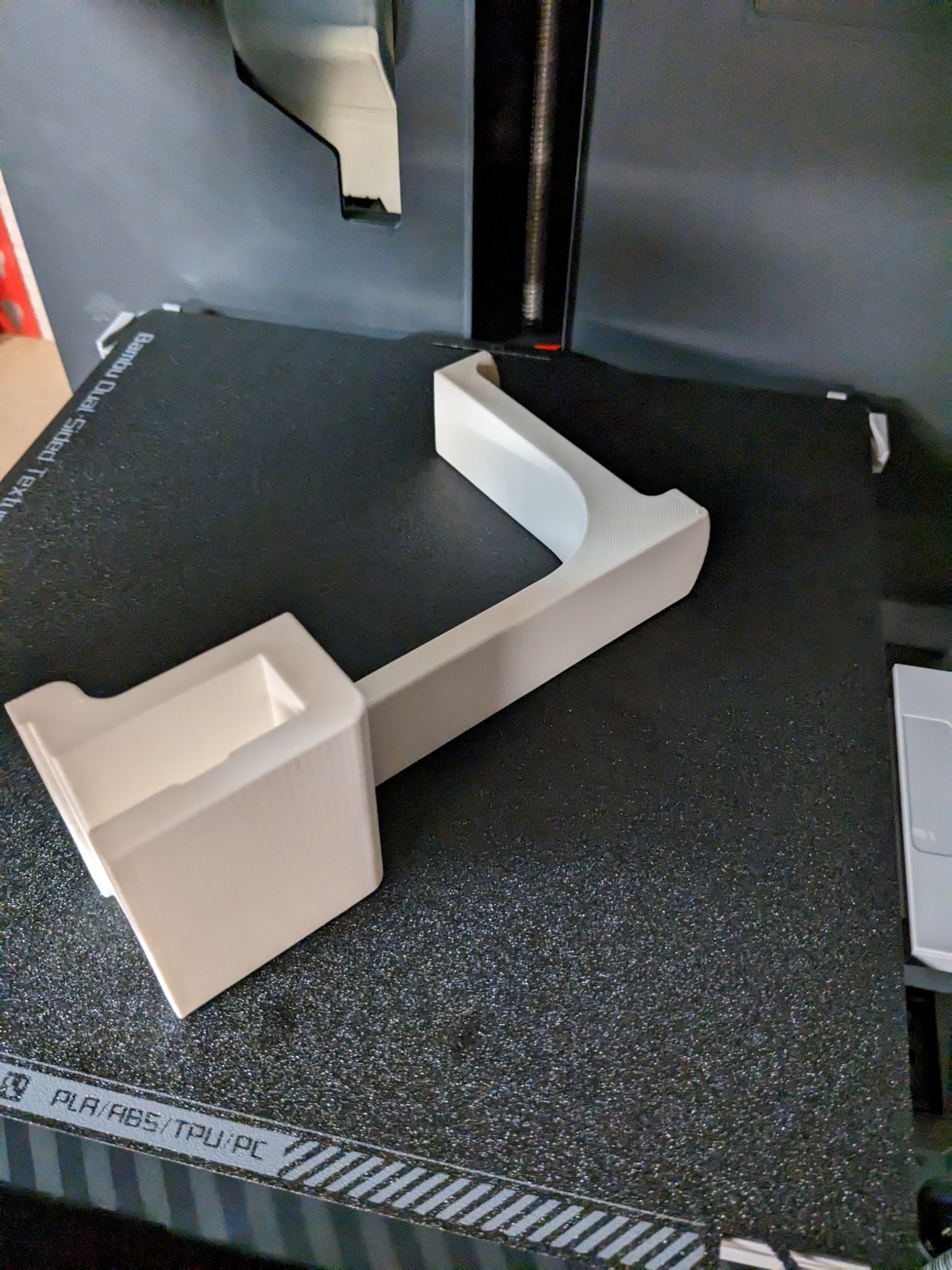 No Logo No bolt / Easy mount / Upper spool holder for bambulab P1P