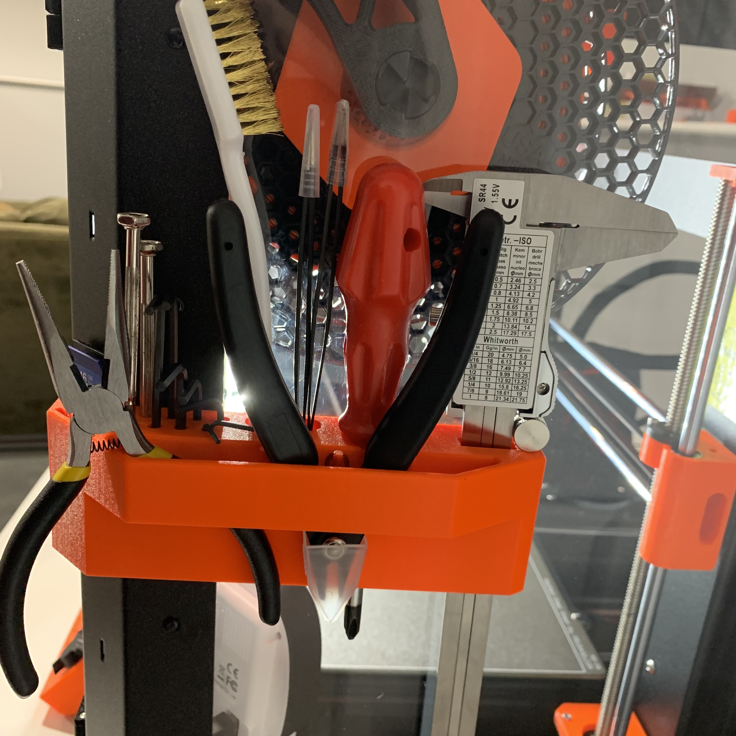 Customized Tool Holder for Original Prusa Enclosure by Ethan Scribner