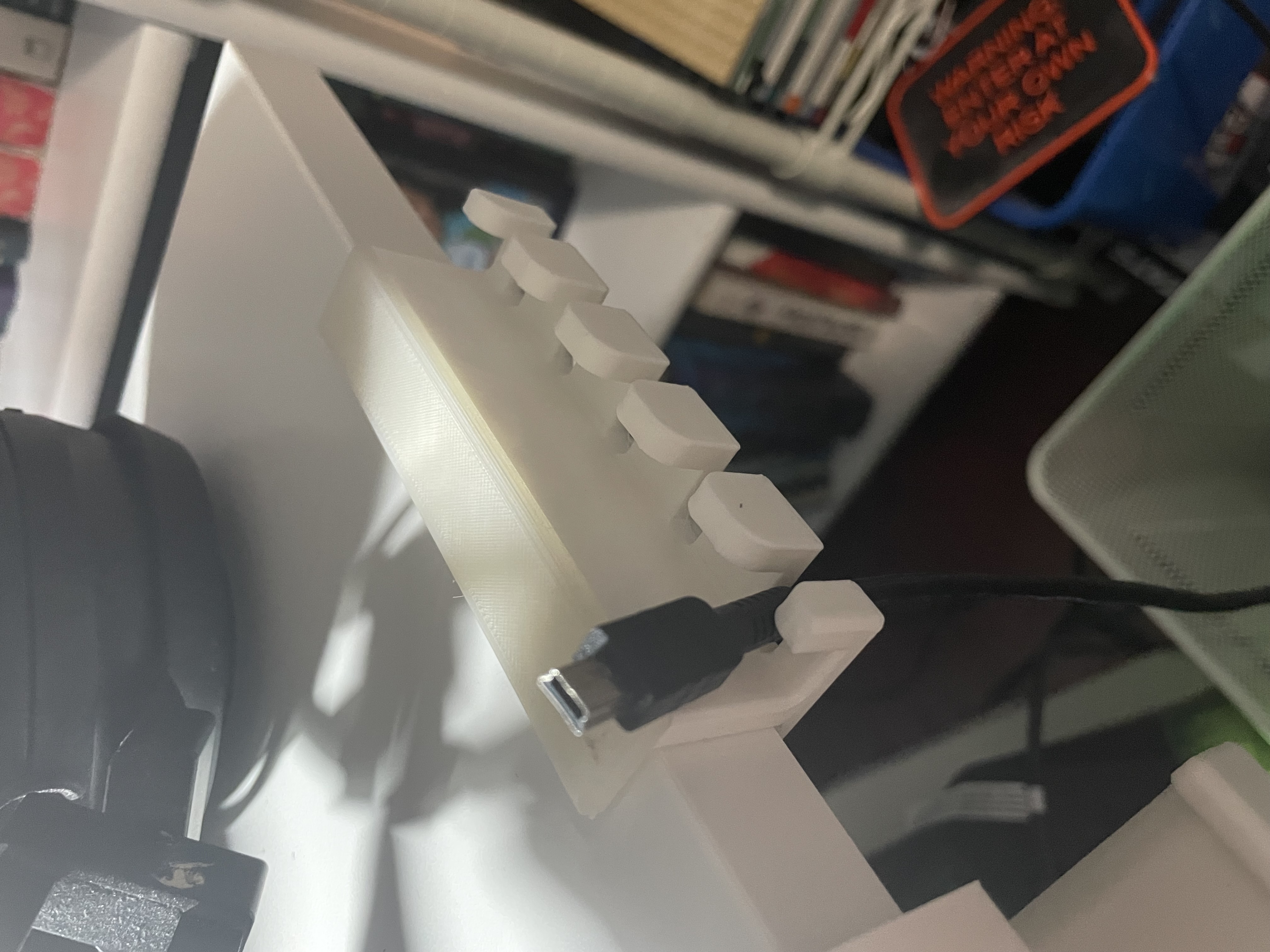 desktop cable organizer
