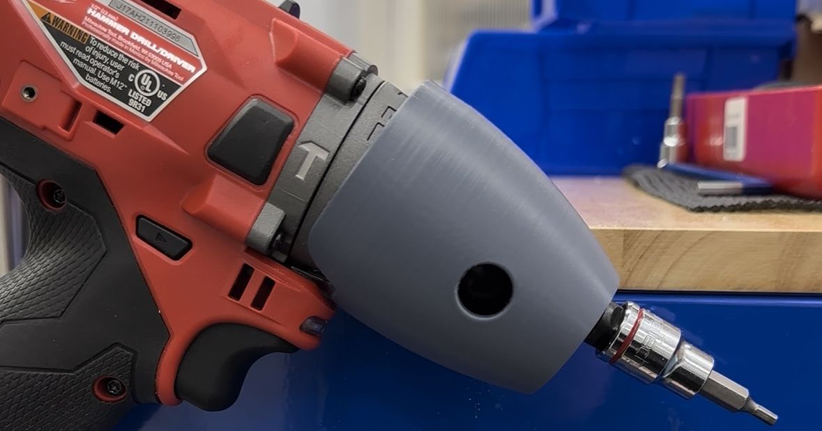 Milwaukee M12 Fuel 1/2" Driver Side Mount Holster Thing by pcnc