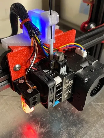 Hemera Aluminium adaptor plate V2, CR-10S Pro