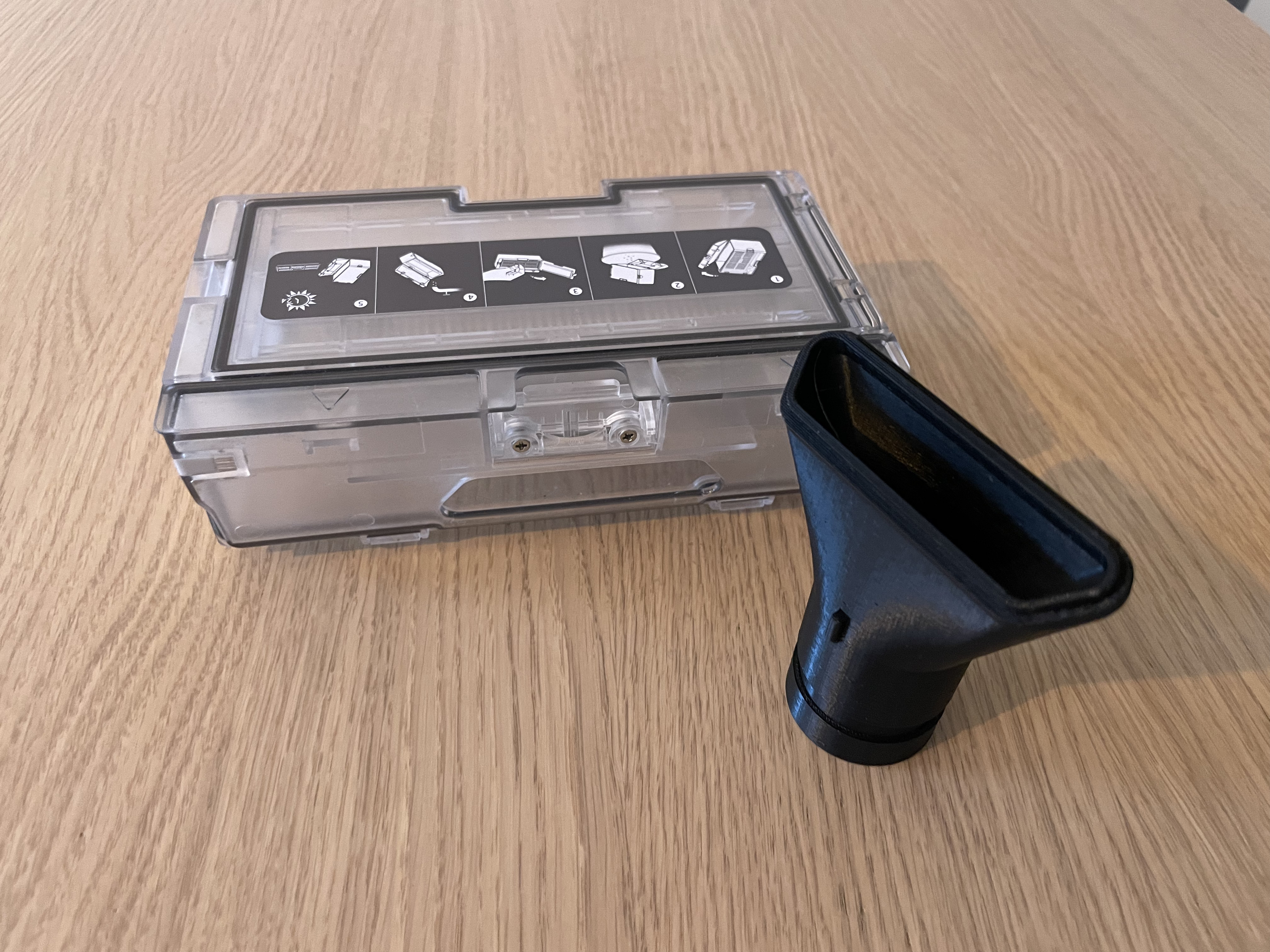 Roborock S7 vacuum cleaner adapter for dustbin
