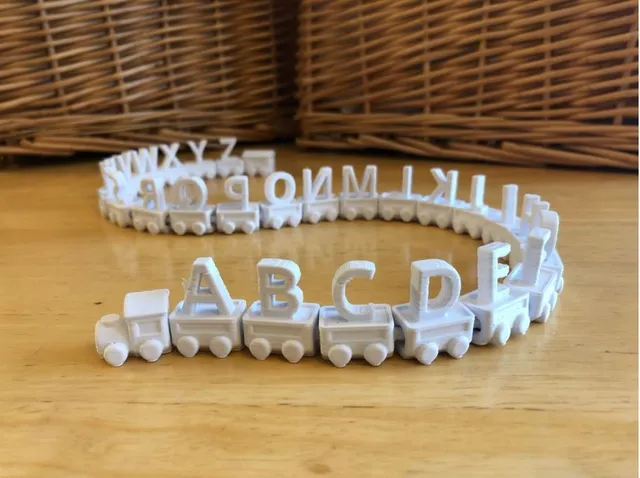 Customizable Alphabet Train