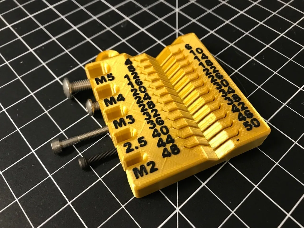 Metric screw measuring device - M2/2.5/3/4/5 4-50mm by cmh | Download ...