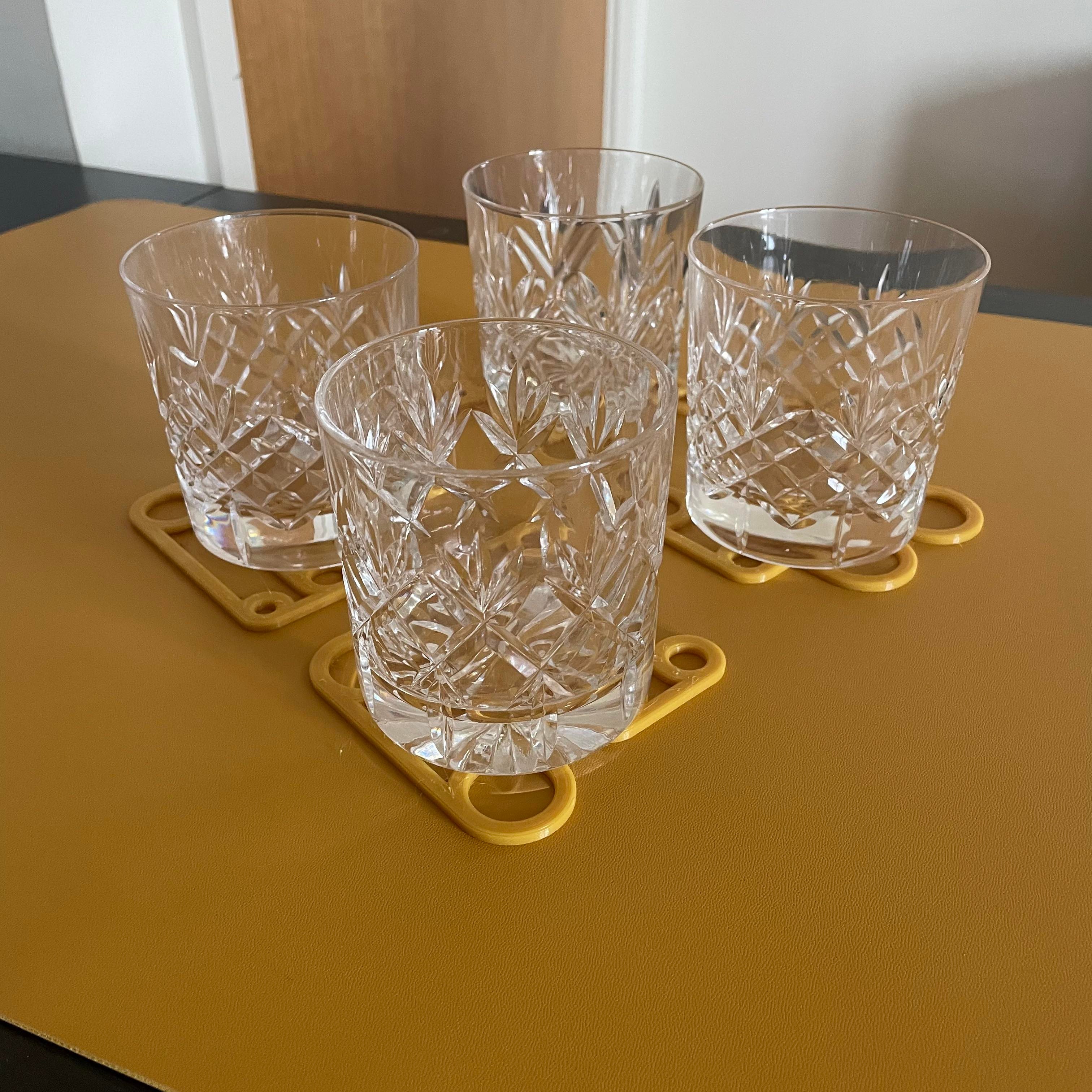 Miniatura 2 do modelo 3D Geometric Designer Drinks Coasters