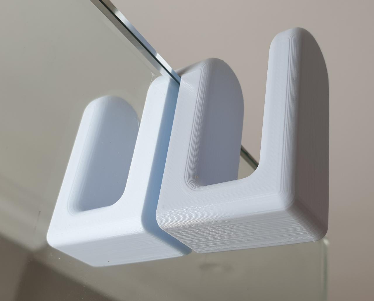 Shower towel hook - remixed in cadquery