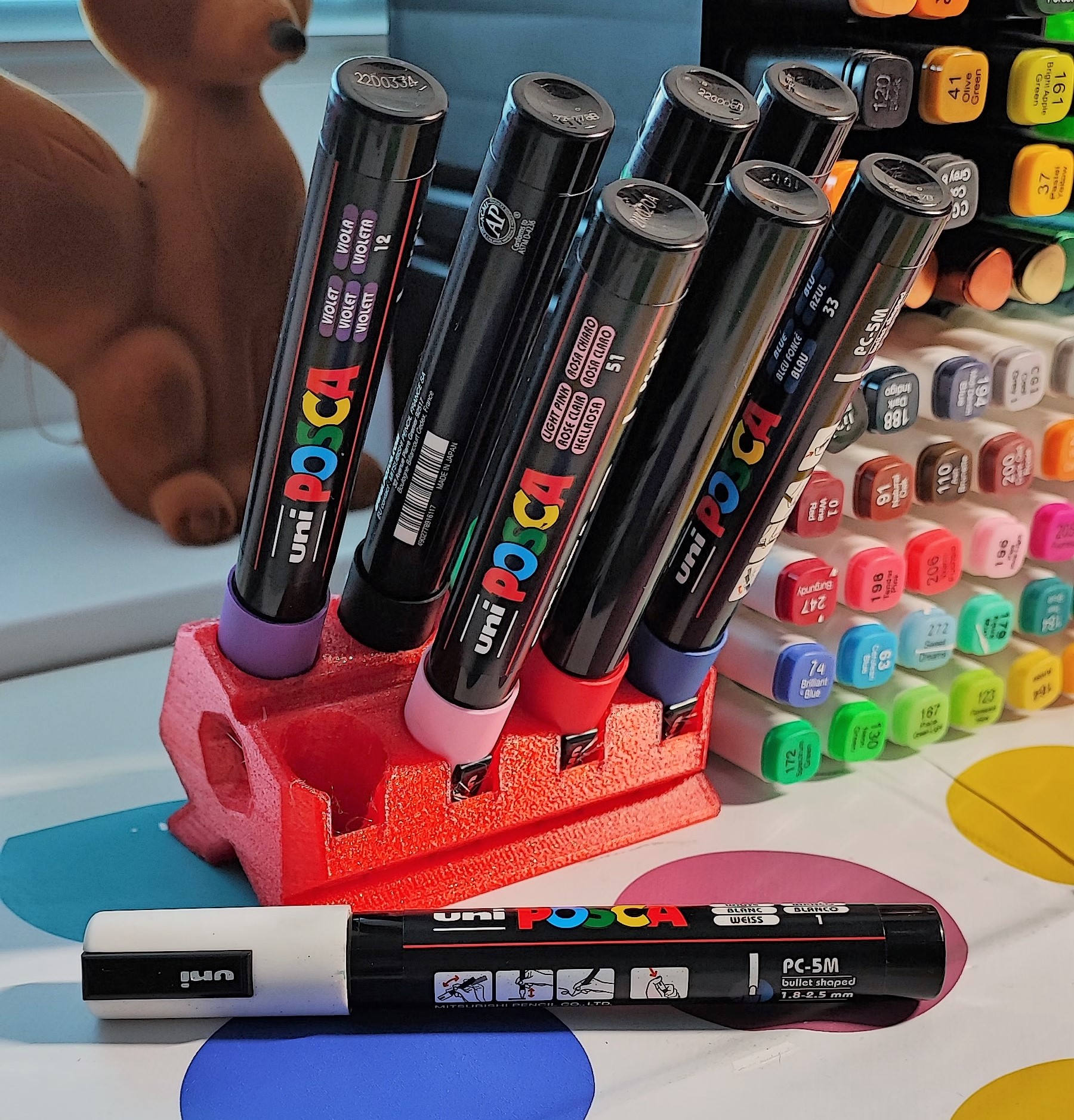 UNI POSCA Paint Marker Stand by Zdre, Download free STL model