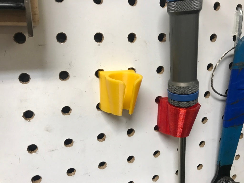 Pegboard funnel with front cutout by cmh | Download free STL model ...