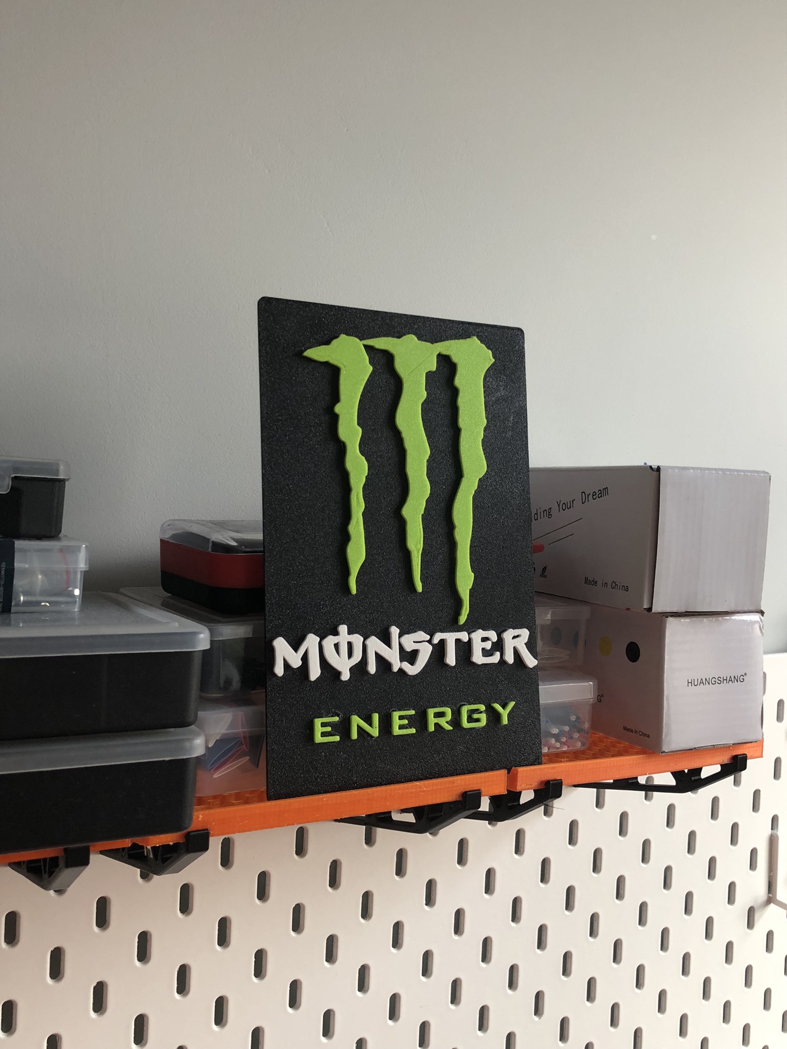 Monster Energy LOGO 2D Plate
