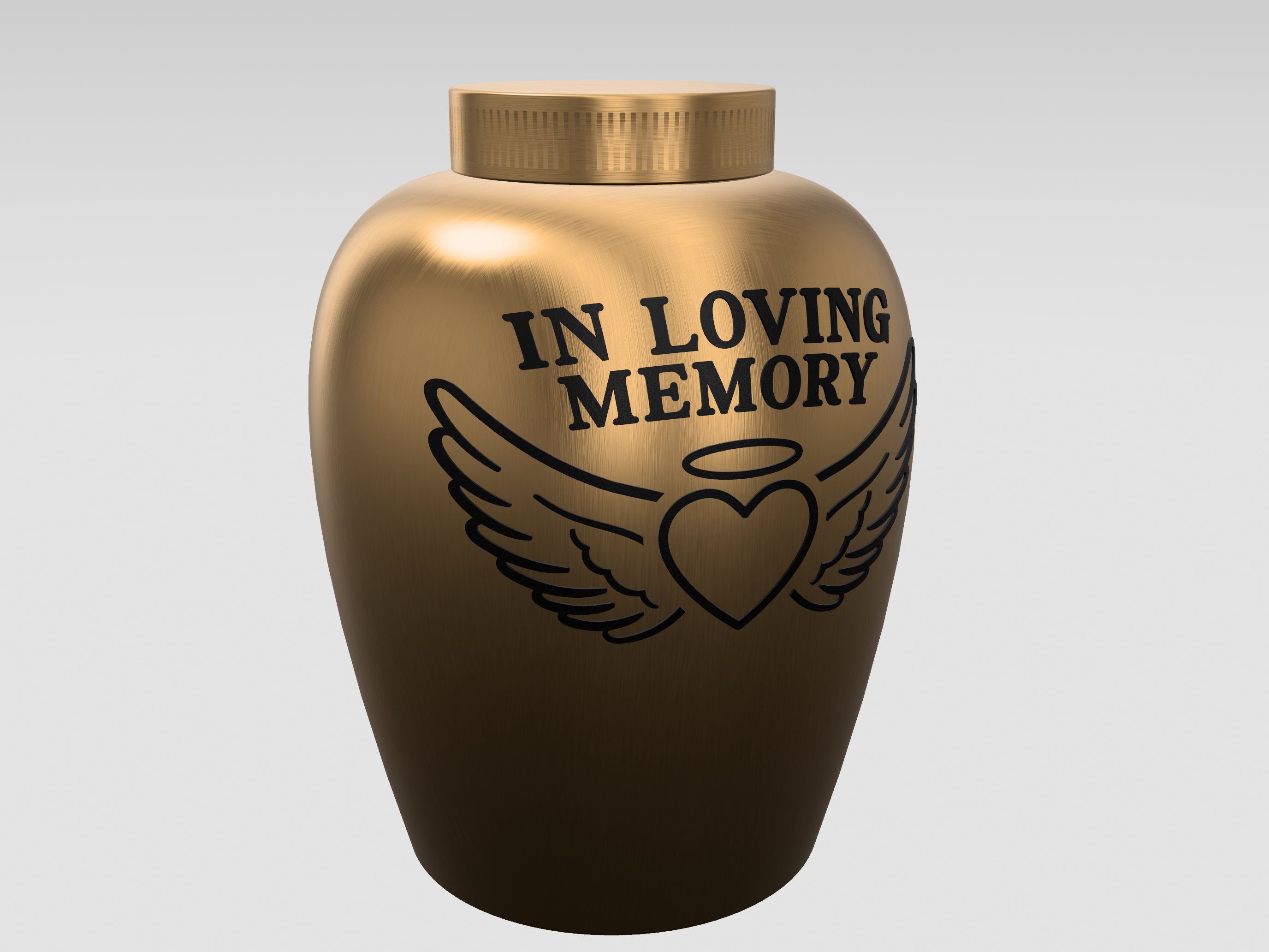 Cosplay—In Loving Memory URN with screw on lid