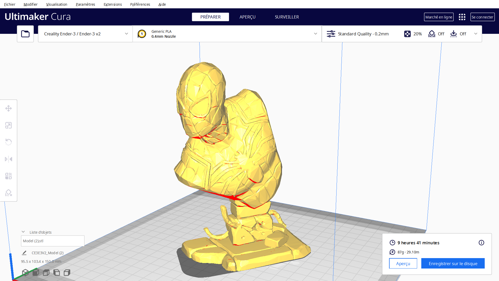 Spider man low poly