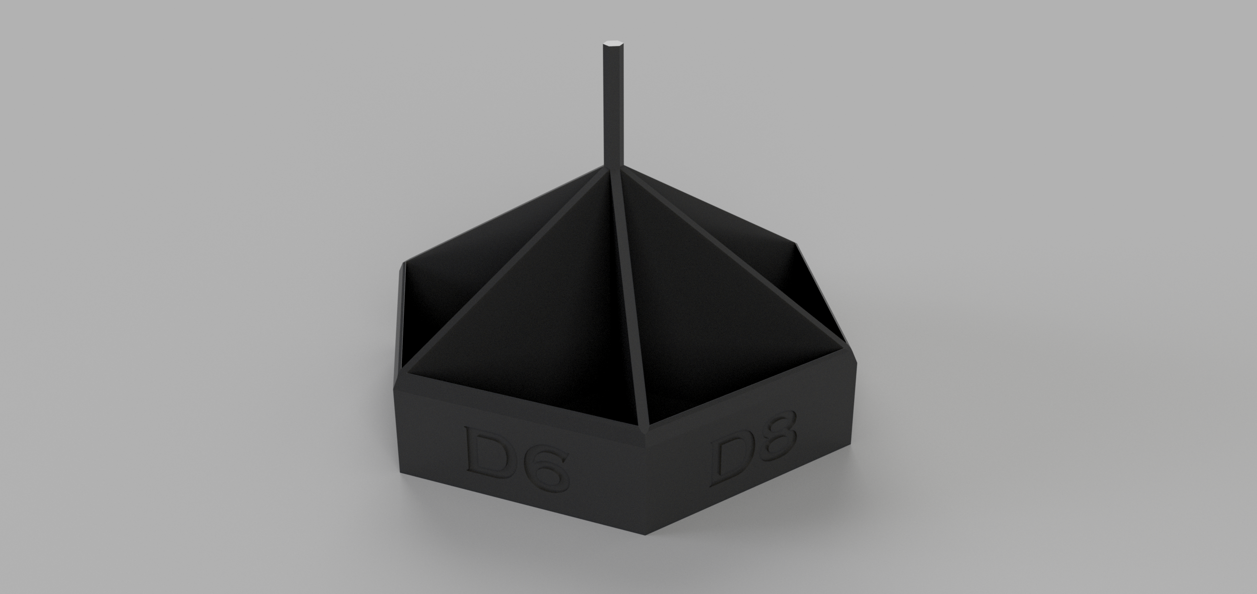Labelled Polyhedral Dice Box — miniatura 2