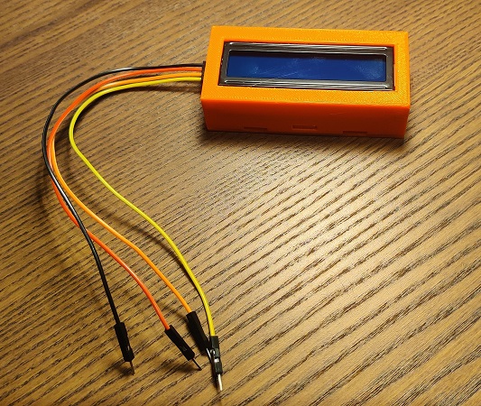 Protective box for Arduino LCD with I2C