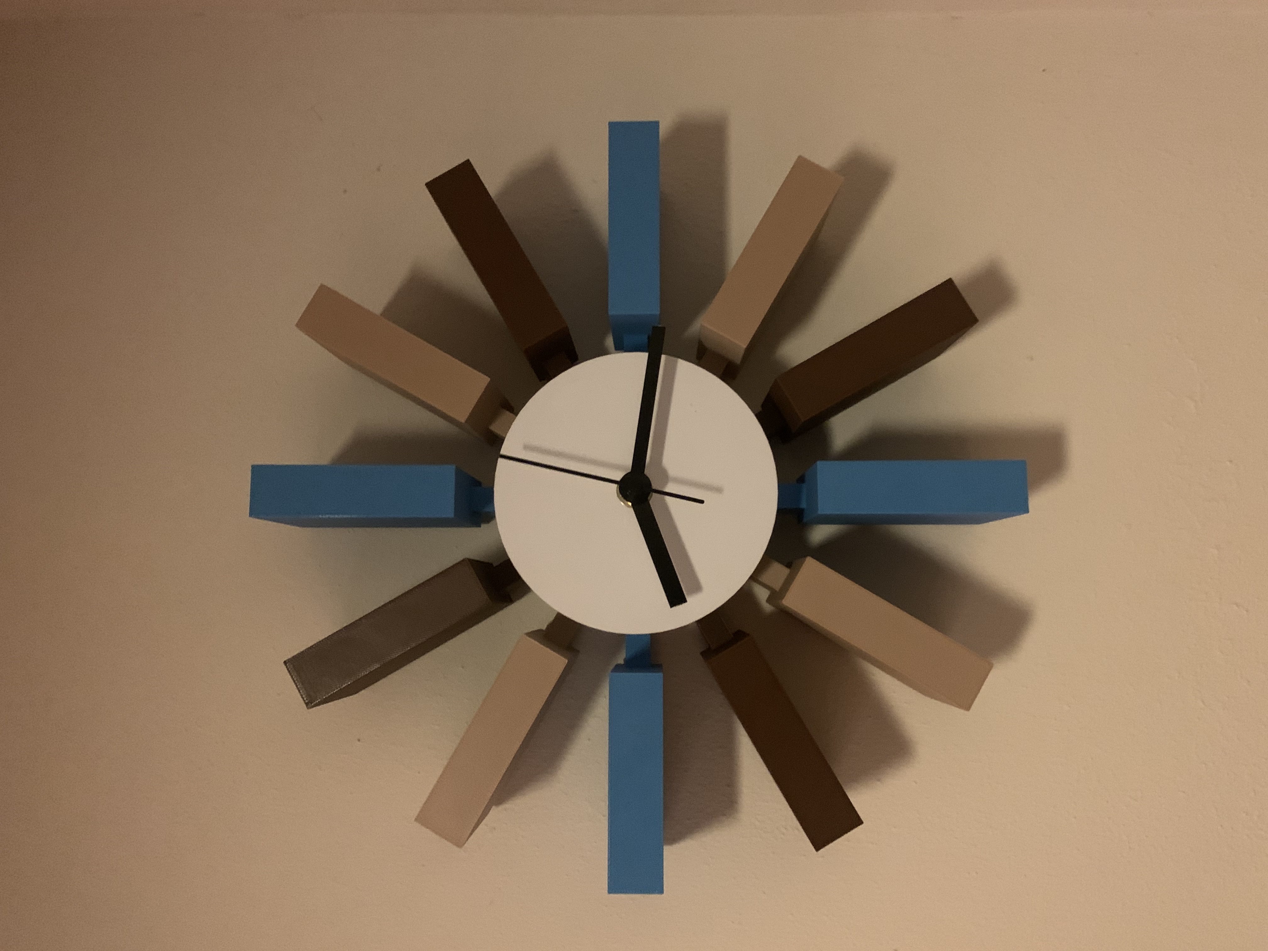 George Nelson Block Clock a mid century modern classic