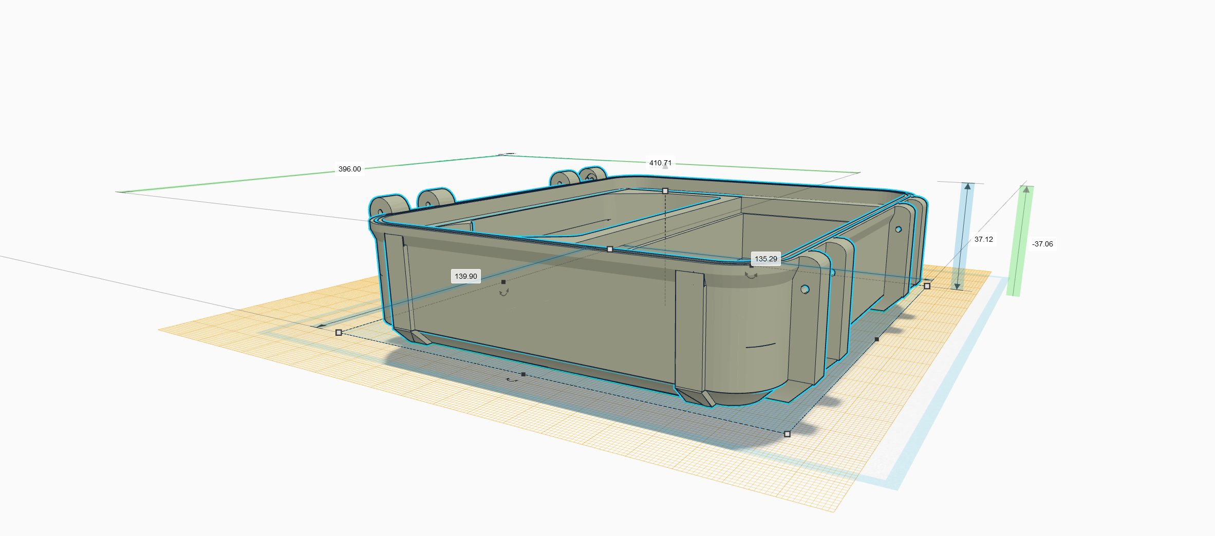 FlipperMarauderCase_Box_ShallowRemix 3D model thumbnail