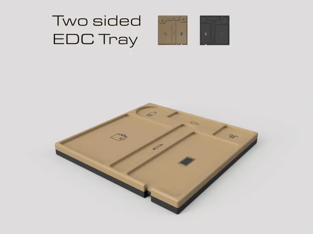 "Two sided" EDC Tray