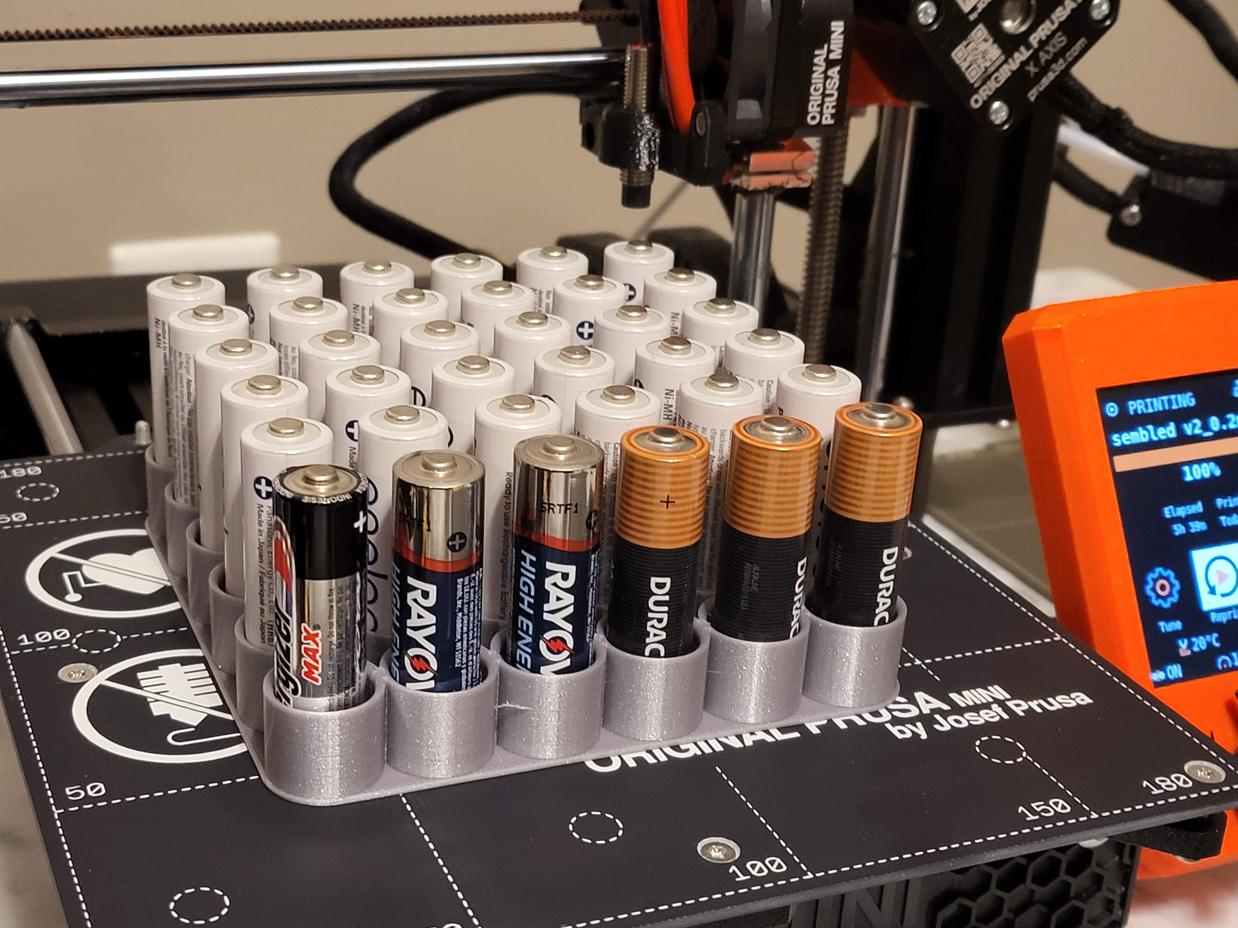 Low Profile AA (6x6), AAA (6x2), General Bin Battery Holders
