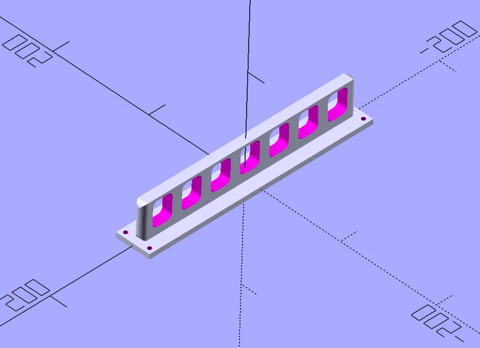 Customizable Pliers Rack by Chris | Download free STL model ...