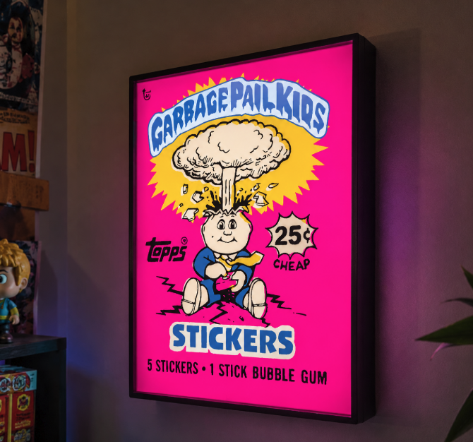 Garbage Pail Kids LED Light Box | Multi-Color 3D Printable STL