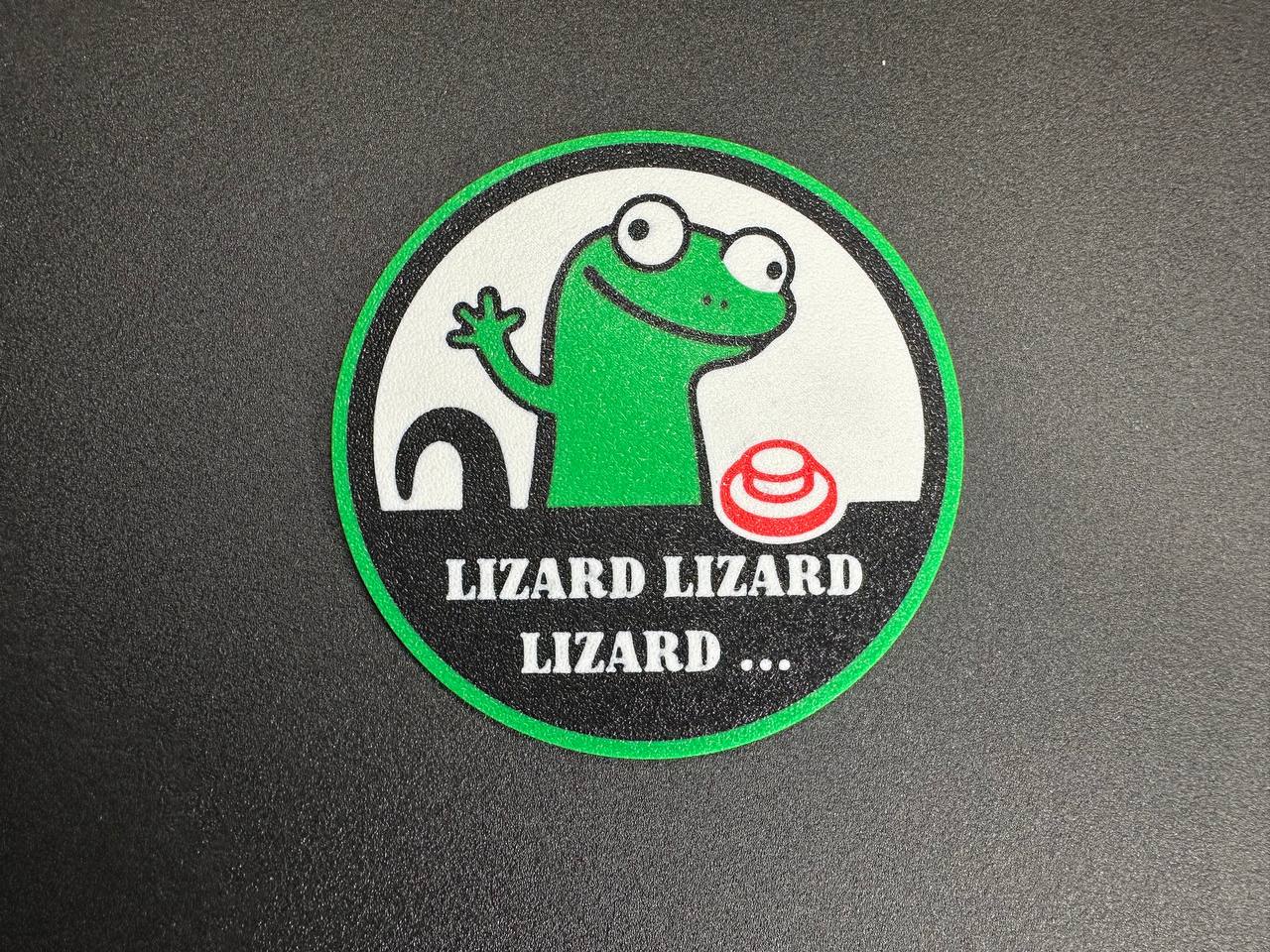 Lizard Meme Coaster