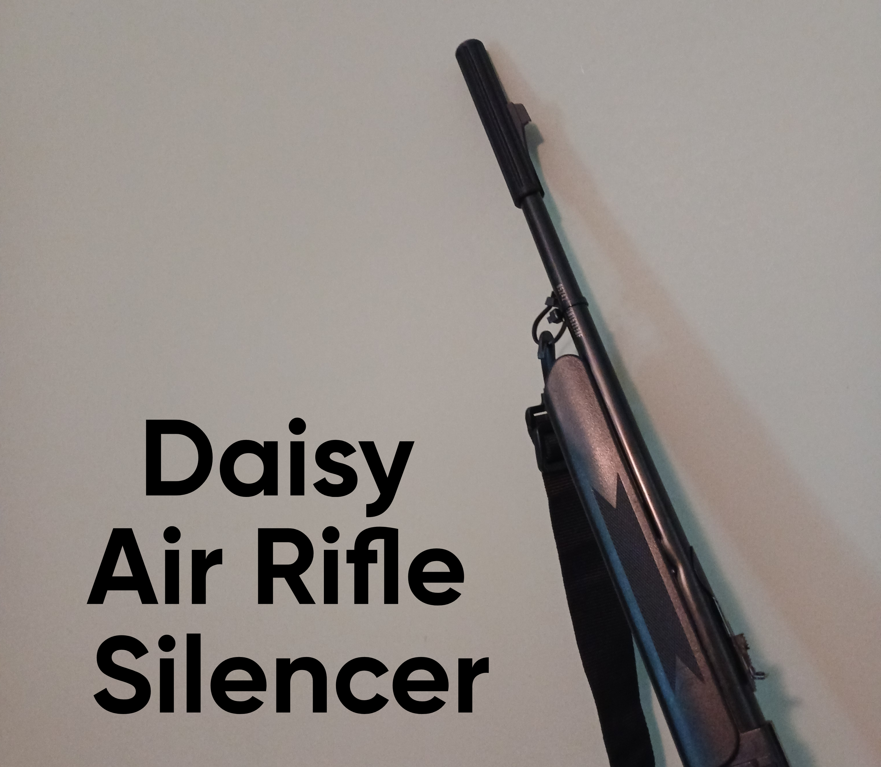 Daisy air rifle silencer