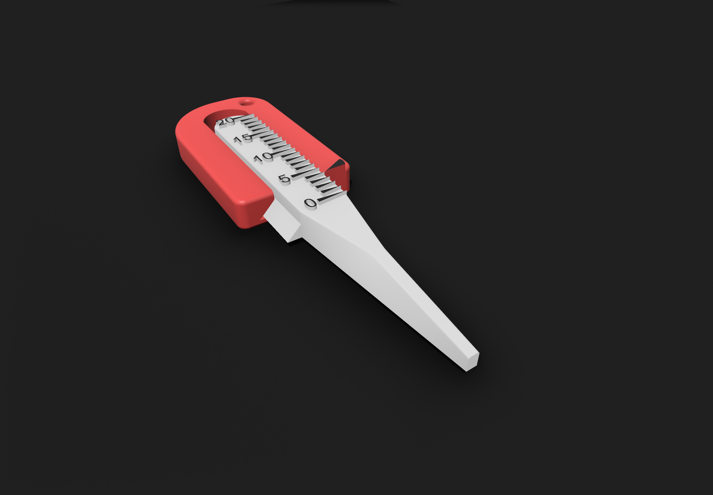 Tire Tread Depth Gauge por PhiRequiem | Descargar modelo STL gratuito ...