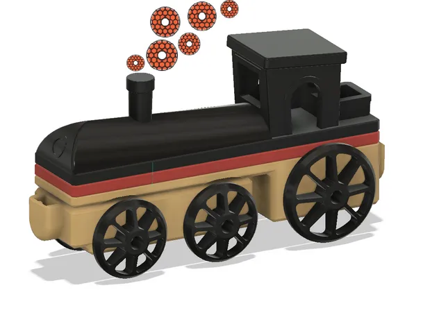 Benchy-inspired Train (for BRIO/IKEA/...) no Supports