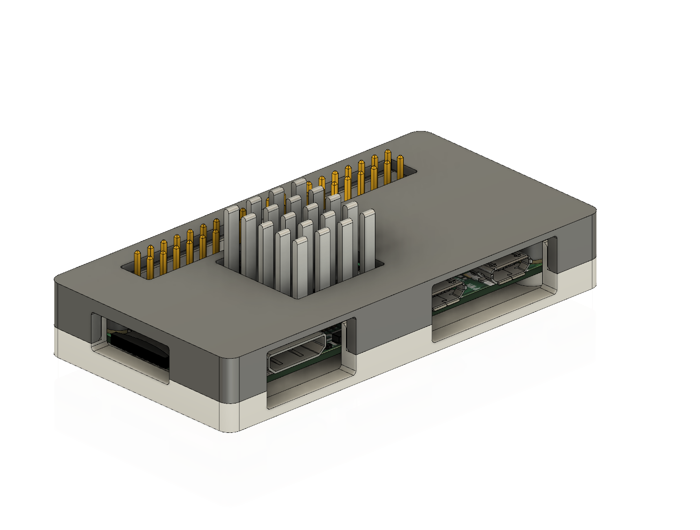Raspberry Pi Zero W 1.1 - Snap-fit case