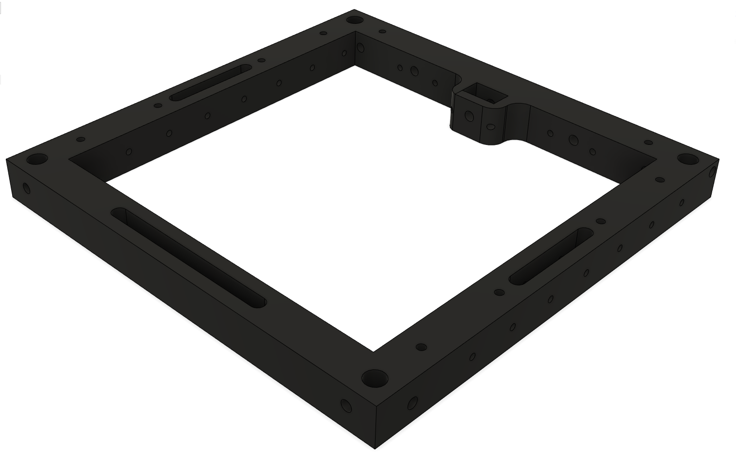 Rook 3D Printer - Mods - MK1 Top frame with heat inserts